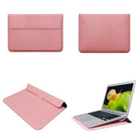 Чехол-папка Crocodile Leather Sleeve для MacBook Pro 14" M1 (2021) Pink